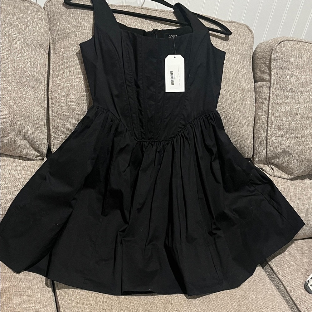 Chic Black Mini Dress by BCBG